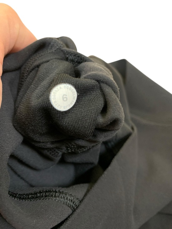 Lululemon Black High Rise Leggings Yoga Pants Stretch Athletic 6 - Picture 5 of 5